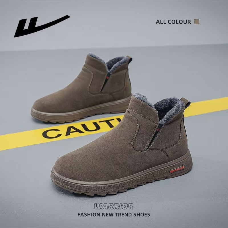 Warrior Men's Shoes Winter Boots Thick and Warm 2025