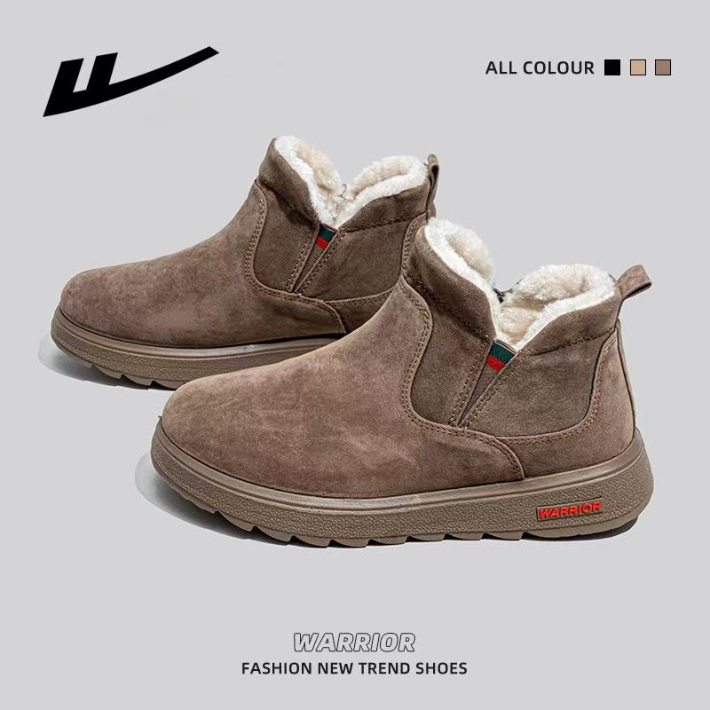 Warrior Men's Shoes Winter Boots Thick and Warm 2025