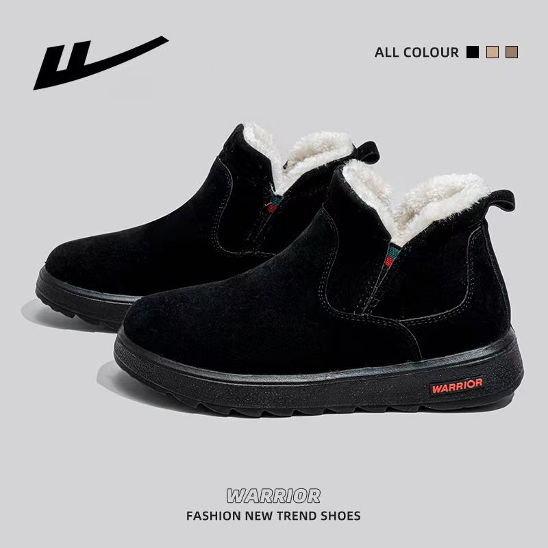 Warrior Men's Shoes Winter Boots Thick and Warm 2025