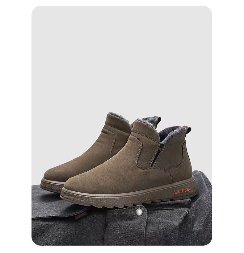 Warrior Men's Shoes Winter Boots Thick and Warm 2025